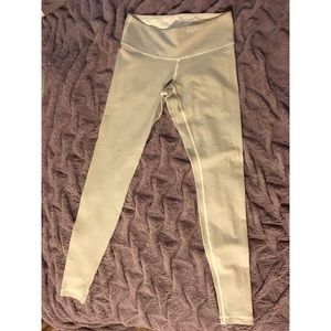Lululemon Wunder Under grey/white Pants - Size 6